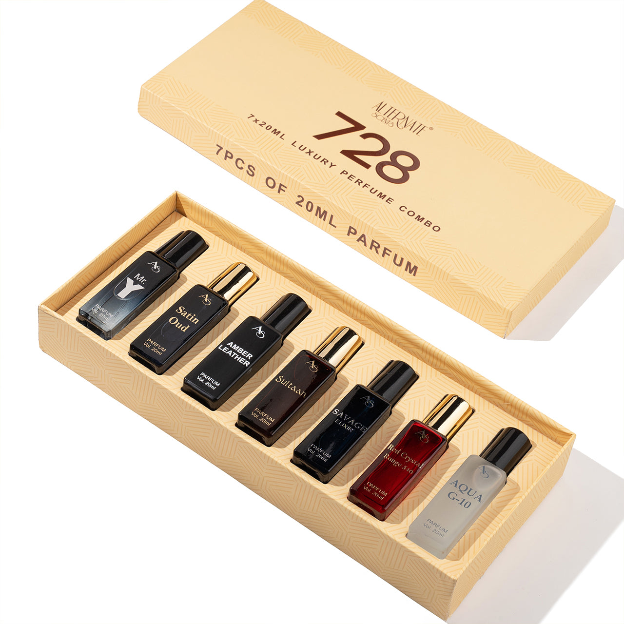 Alternate Scents 728 7X20ml Luxury Perfume Combo